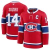 Montreal Canadiens tröja Fanatics Premium Nick Suzuki 2024-25 Röd Hemma - NHL Tröjor Herr Montreal Canadiens tröja Fanatics Premium Nick Suzuki 2024-25 Röd Hemma - NHL Tröjor Herr